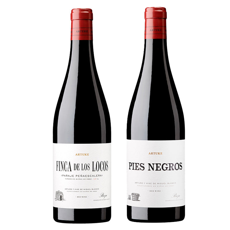 vino tinto denominacion de origen la rioja bodega artuke mejores bodegas norte de españa finca de los locos pies negros tempranillo vinos para regalarjefe marido vecino amigo invisible